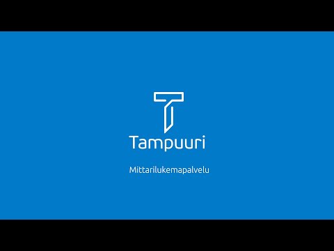 Tampuuri Mittarilukemapalvelu