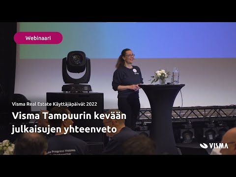 Visma Tampuuri kevään julkaisut (Käyttäjäpäivät 2022)